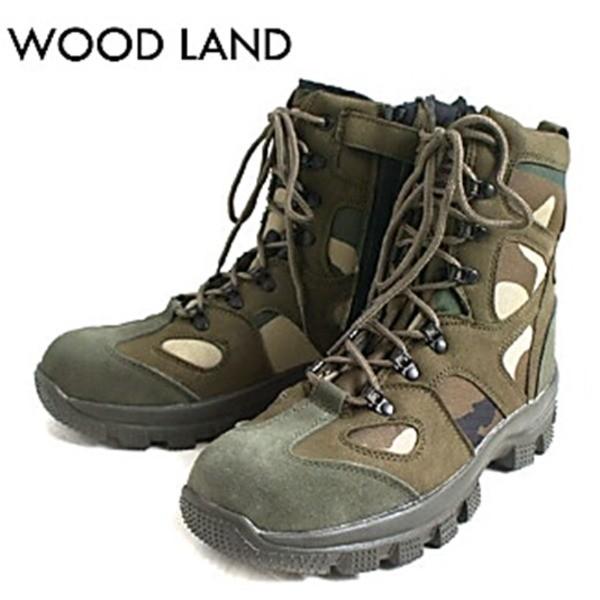 米軍 特殊部隊 CONQUEROR モデル サイドジッパ ブーツ ウッドランド