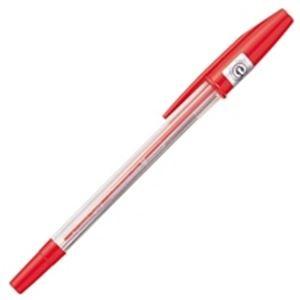 （まとめ）三菱鉛筆 ボールペン SA-R10P.15 赤 10本〔×10セット〕