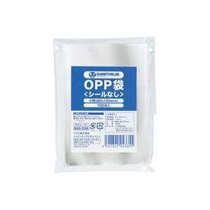 まとめ）ジョインテックス OPP袋（シールなし）小物用100枚