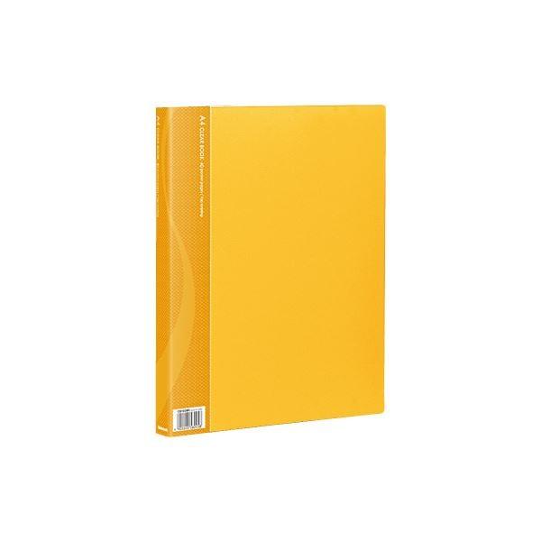 (業務用セット) A4クリアブック 40ポケット ベーシックカラー CB1033Y-N イエロー〔×10セット〕