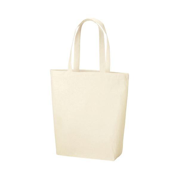 (まとめ) ジーナス コットンバッグ トート型 ヨコ370×タテ360×マチ幅100mm 98100 1パック(10枚) 〔×4セット〕