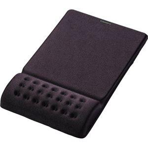 (まとめ) エレコム COMFY マウスパッド ブラック MP-095BK 1枚 〔×8セット〕