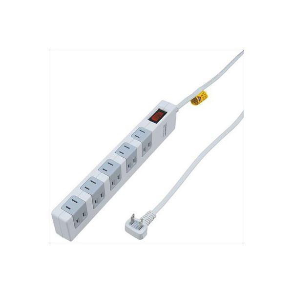 (まとめ)YAZAWA 雷ガード・ブレーカー集中SW付10個口 Y02FSBK1012WH〔×2セット〕