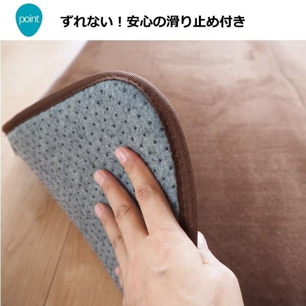 ラグマット 絨毯 約3畳 約185cm×230cm ブラウン 極厚 ウレタン20mm 
