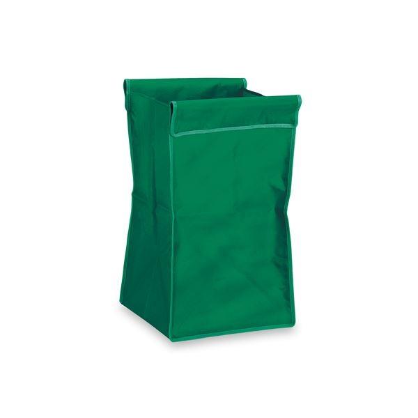 〔まとめ〕 本体別売 BM ダストカー 運搬カート用 替袋E 緑 ミニ ナイロン製×2セット ダストカート用 集積カート用