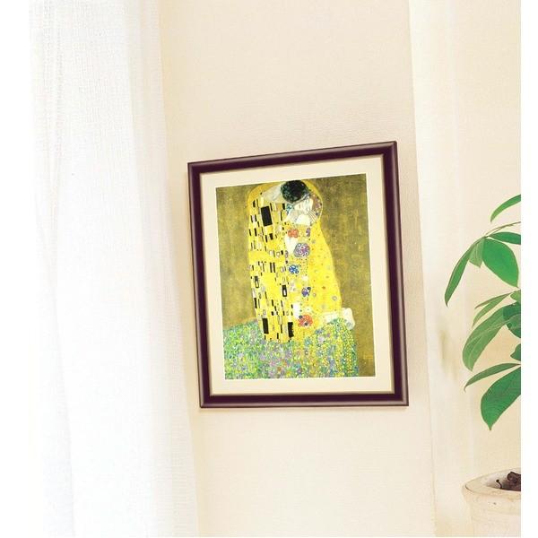 グスタフ・クリムト「接吻」複製名画 クリムト【接吻】 - 手描き 絵画（油絵複製画）販売のアート名画館