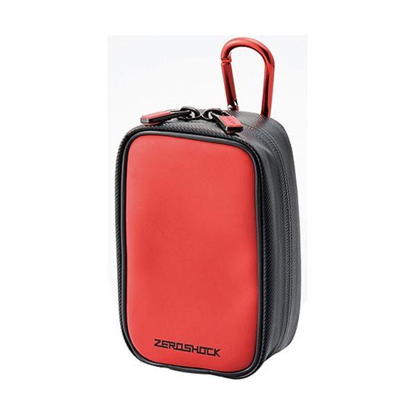 (まとめ) エレコム ZEROSHOCKカメラケースW83×D50×H135mm レッド ZSB-DG014RD 1個 〔×10セット〕