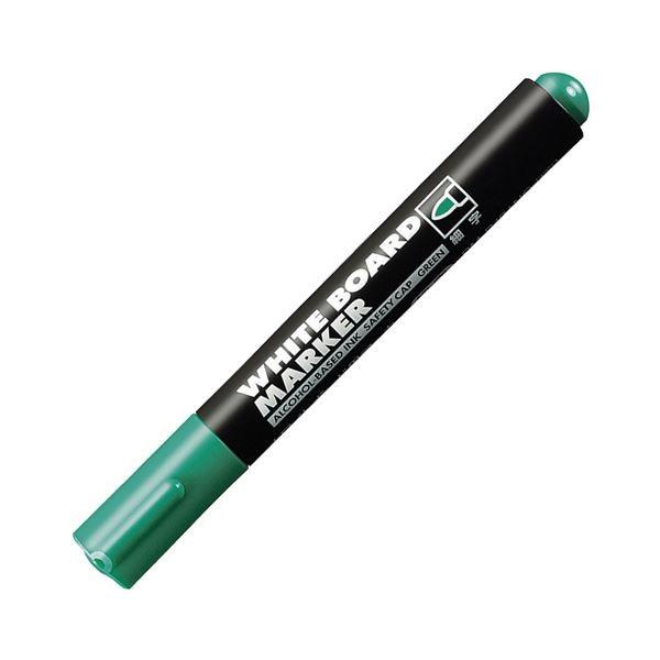 (まとめ) コクヨ ホワイトボード用マーカーペン 細字 緑 業務用パック PM-B101NG 1箱(10本) 〔×10セット〕