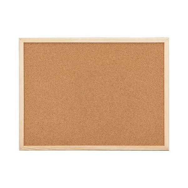 (まとめ) TANOSEE 両面コルクボード Mサイズ W600×H450×D15mm 1枚 〔×10セット〕