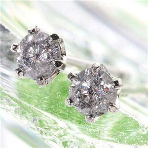 K18WG0.1ctダイヤモンドピアス