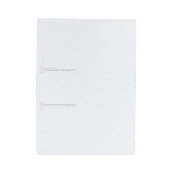 (まとめ) コクヨ ファスナーファイル(クリヤーカラー) A4タテ 2穴 90枚収容 透明 フ-P170T 1冊 〔×100セット〕