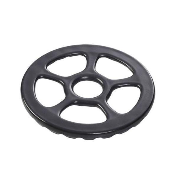 (まとめ) ちいさな五徳/キッチン用品 〔ガスコンロ用〕 耐熱陶器製 補助器具 キッチン用品 〔×60個セット〕