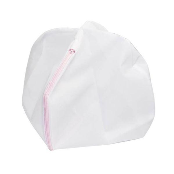 (まとめ) 洗濯ネット/洗濯用品 〔丸型〕 直径33cm ファスナーカバー付き ガードネット 〔×200個セット〕