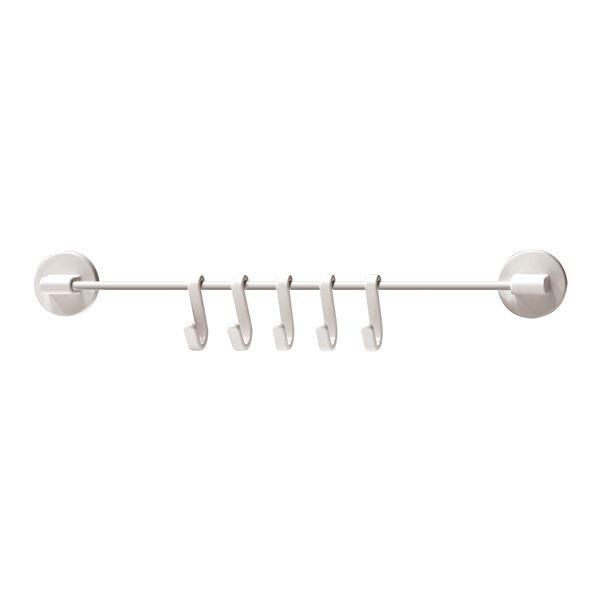 浴室収納シリーズ その他バス 洗面所用品 36個セット 約幅32 奥行2 9 高さ5 9cm 5連フック お風呂用 ステンレス 36個セット マグネット取付け シャワールーム バスルームに お風呂用品の磁石付 Raxe