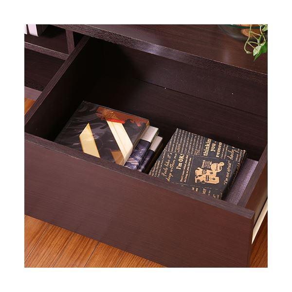 テレビ台（ボード）引き出し付き　ブラウン木製　幅150センチ テレビ台 テレビボード 約幅150cm ブラウン AV機器収納対応 引き出し