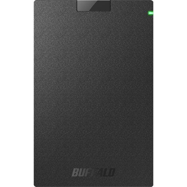 バッファロー USB3.2（Gen1）対応ポータブルHDD Type-Cケーブル付 2TB ブラック HD-PGAC2U3-BA
