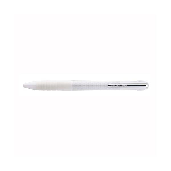 （まとめ） 三菱鉛筆 ジェットストリーム スリム＆コンパクト 3色 ホワイト〔×20セット〕