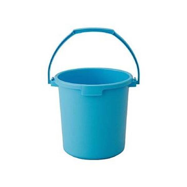 （まとめ）TRUSCO エコポリバケツ本体 22LRBK-22 1個（フタ別売）〔×10セット〕
