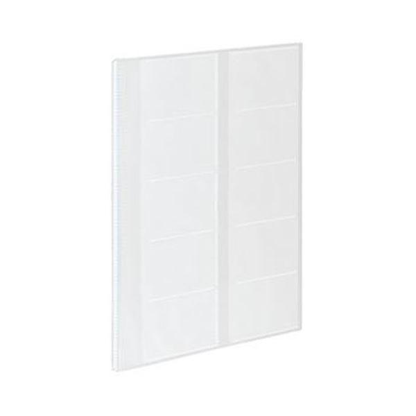 （まとめ）コクヨ カードファイルα（ノビータα）A4タテ 5ポケット 100名分 透明 ラ-NF100T 1セット（10冊）〔×5セット〕