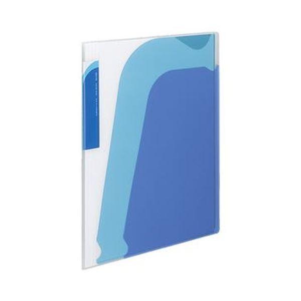 （まとめ）コクヨ ポケットブック（ノビータ）A4タテ ブルー ラ-N210B 1セット（10冊）〔×3セット〕