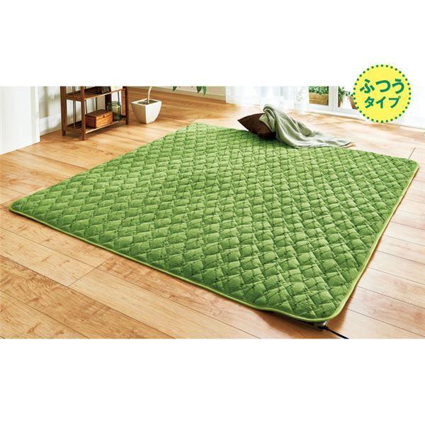 吸湿発熱 ラグマット 絨毯 ふっくらタイプ 3畳 約190 240cm グリーン 長方形 洗える 抗菌防臭 防ダニ 撥水 床暖房対応 日本人気超絶の