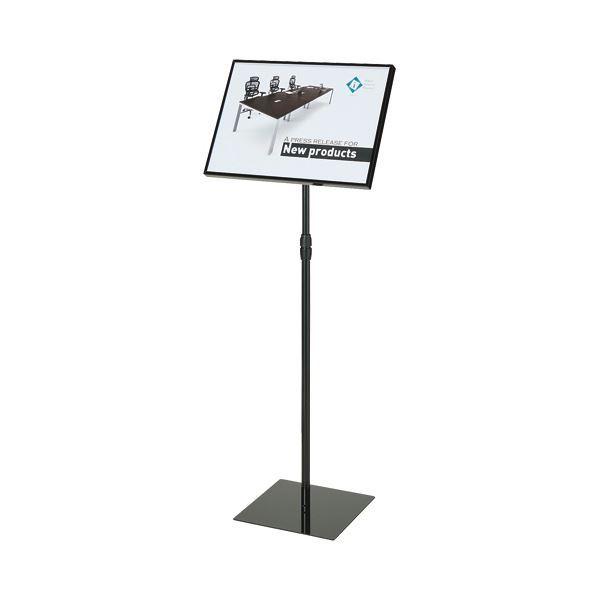 ナカバヤシ 案内板 アクリルカバータイプ A3 ブラック MSD-ACA3-BK 1台 〔組立品〕