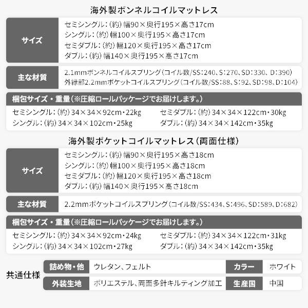 ベッド 日本製 低床 連結 ロータイプ 木製 照明付き 棚付き コンセント付き シンプル モダン ホワイト ワイドキング260（SD+D） 海外製ボンネル...〔代引不可〕