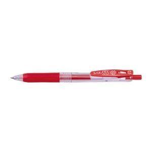 （まとめ） ゼブラ サラサクリップ ボールペン 0.5mm 赤 〔×50セット〕｜wpm