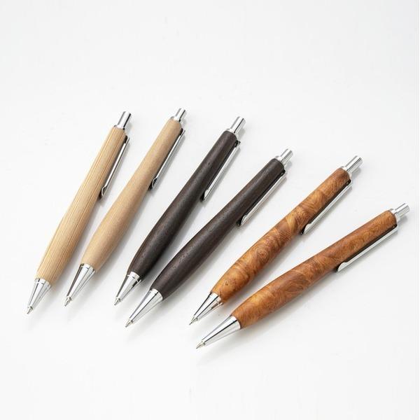 銘木材 ボールペン/文房具 〔屋久杉 やくすぎ〕 日本製 0.7mm 文具