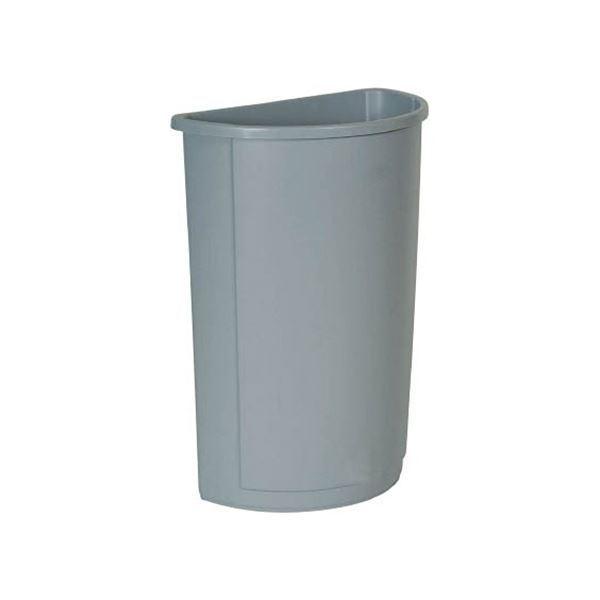 ニューウェル・ラバーメイド・ジャパン エレクター ラバーメイド アンタッチャブルハーフラウンドコンテナ グレー 352075 1個 〔フタ別売〕