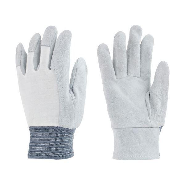 (まとめ) 東和コーポレーション 牛床革 105-A(甲メリヤス) グレー 455 1双 〔×20セット〕