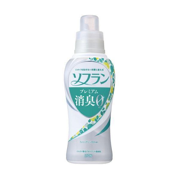 (まとめ) ライオン ソフラン プレミアム消臭 フレッシュグリーンアロマの香り 本体 550ml 1本 〔×30セット〕