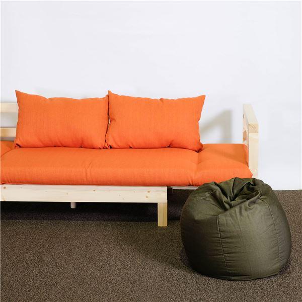 省省スペース3WAYソファベッド ワイド オレンジ 省省スペース3WAYソファベッド ワイド オレンジ スーパーセール