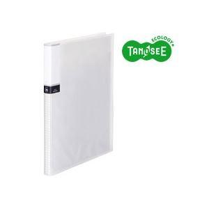 （まとめ）TANOSEE クリアブック（透明表紙） A4タテ 36ポケット クリア 30冊