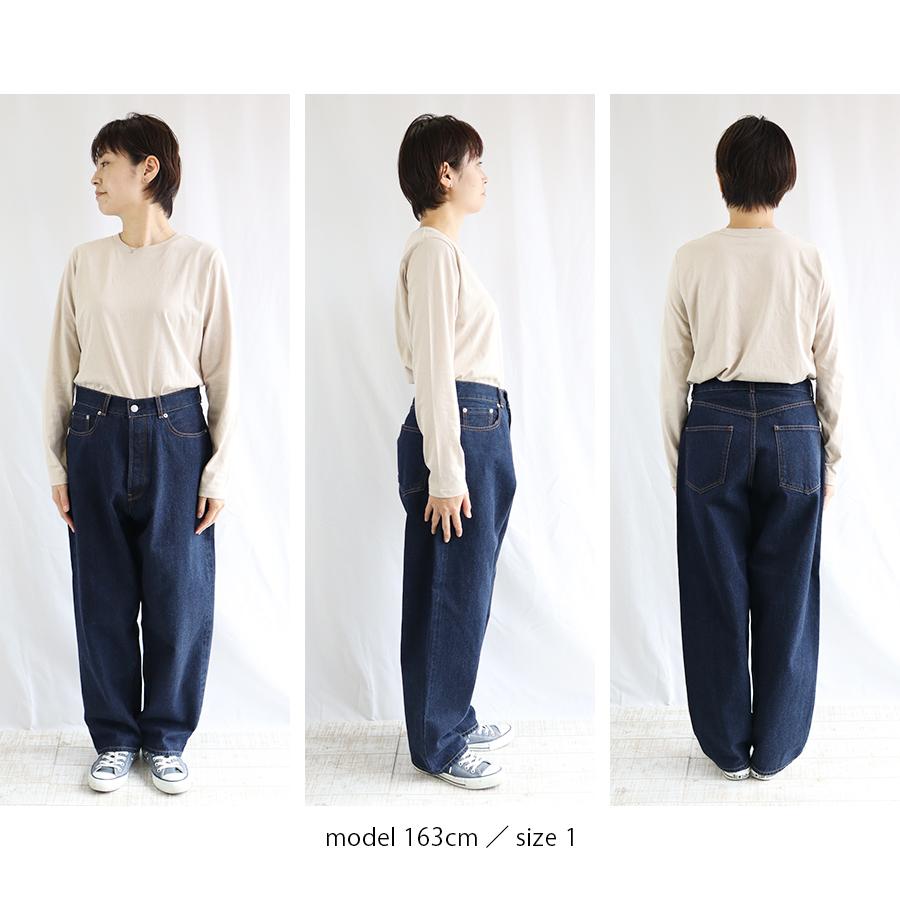 デニム パンツ マルチポケット ウオッシュ ルーズ ジーンズ 5 ORDINARY FITS｜5ポケット ルーズ アンクル デニム パンツ