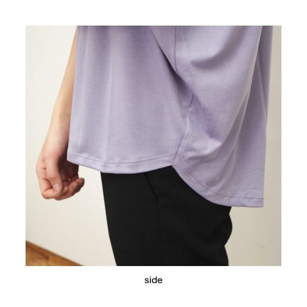 カットソー　Tシャツ　冷感素材　Vネック裾ラウンドプルオーバー 今林 |  | 11