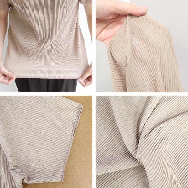 ワッシャー五分袖メローハイネックトップス　M.M.O.　カプリ |  | 08