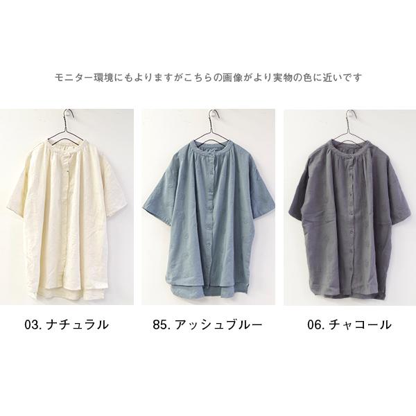 コットンリネンドット刺繍ブラウス 【M.M.O.】 カプリ |  | 10