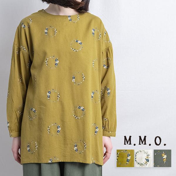 草花サークル刺繍入りブラウス　M.M.O.　カプリ |  | 05