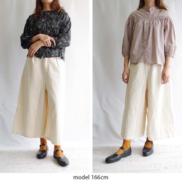 コットンツイルワイドパンツ M.M.O. カプリ |  | 01