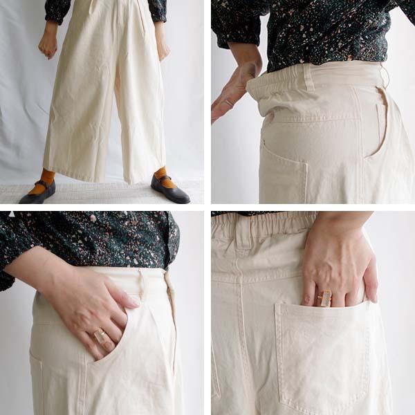 コットンツイルワイドパンツ M.M.O. カプリ |  | 04