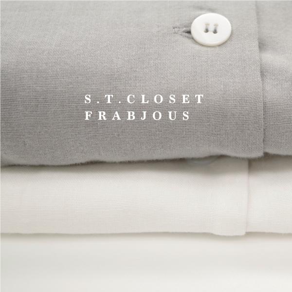 着る保湿クリーム 開襟パジャマ 【s.t.closet frabjous】 |  | 01
