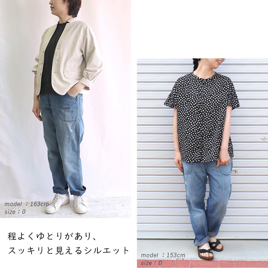 ヴィンテージデニムサイドジップパンツ grandma mama daughter ヴィンテージデニムサイドジップパンツ grandma mama daughter