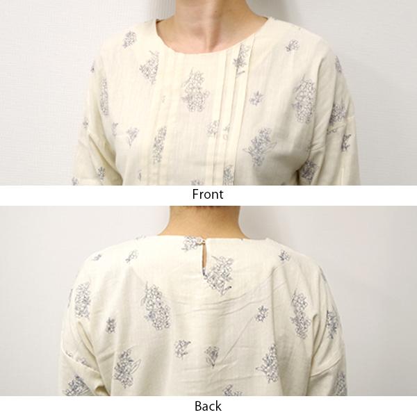 花柄ピンタックブラウス PAGE ONE ページワン グロリア |  | 05