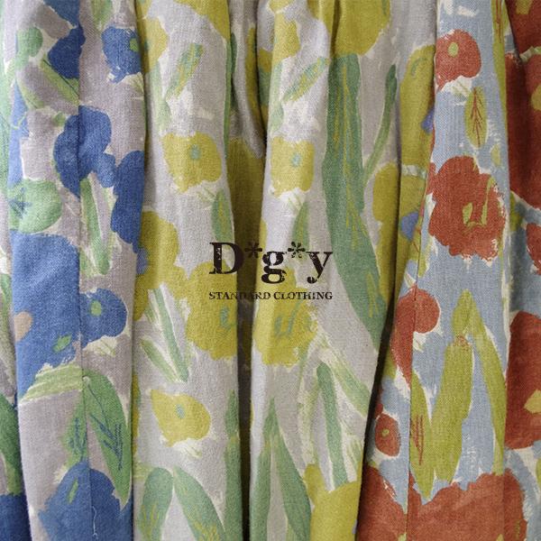 綿麻花柄プリントスカート【D*g*y ディージーワイ】デコ |  | 01