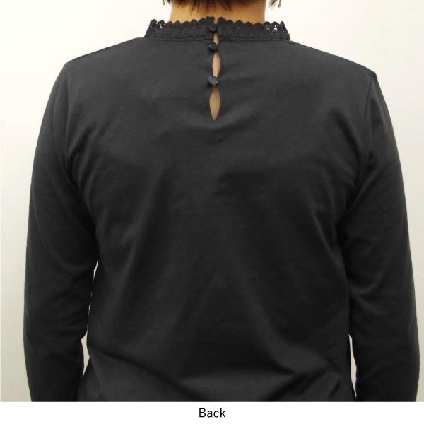 お皿と絵本のレースネックカットソー ノース |  | 06