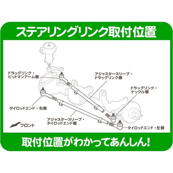 アジャスタースリーブ タイロッドエンド側・WJ グランドチェロキー