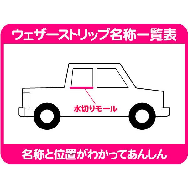 USトヨタ純正 ウェザーストリップ 水切りモール リア右 アウター