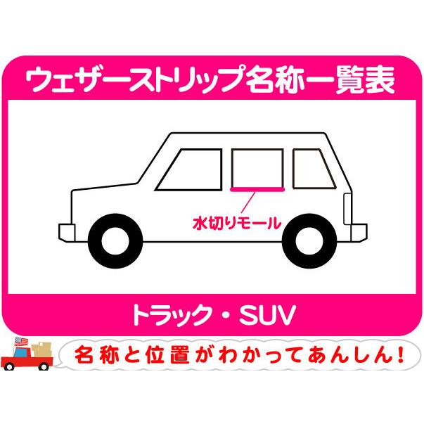 トヨタ 純正 ウェザーストリップ 水切りモール リア 左 アウター