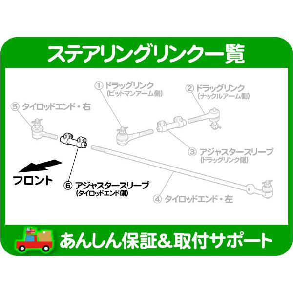 高耐久 MOOG アジャスター スリーブ タイロッドエンド側